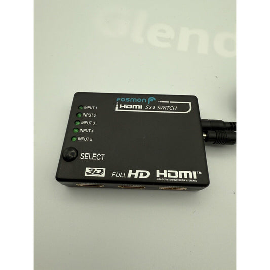 Fosmon HD1832 Intelligent 5 Port HDMI Switch With Remote Control