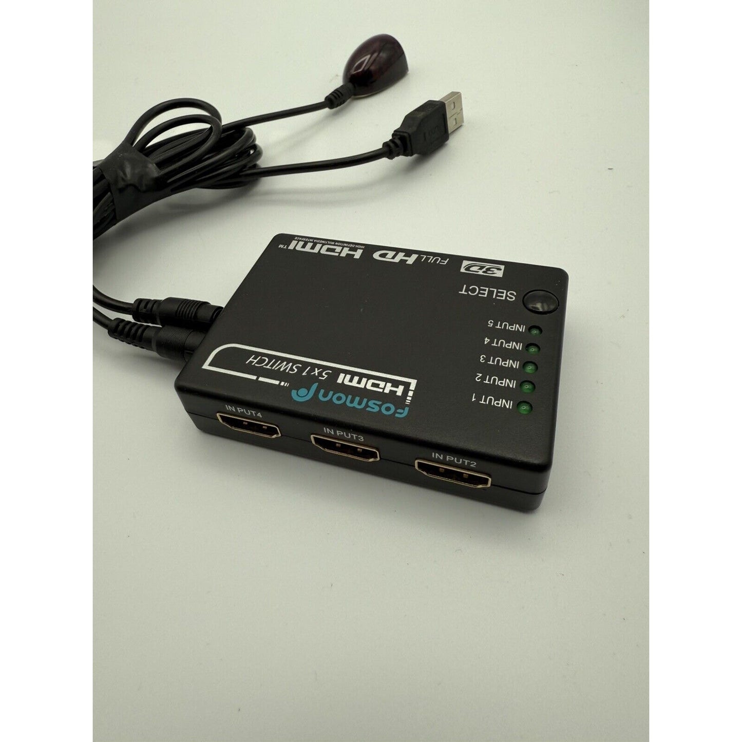 Fosmon HD1832 Intelligent 5 Port HDMI Switch With Remote Control