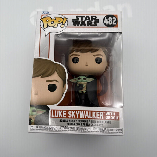 Funko Pop! Star Wars: Mandalorian- Luke with Child Vinyl Figure